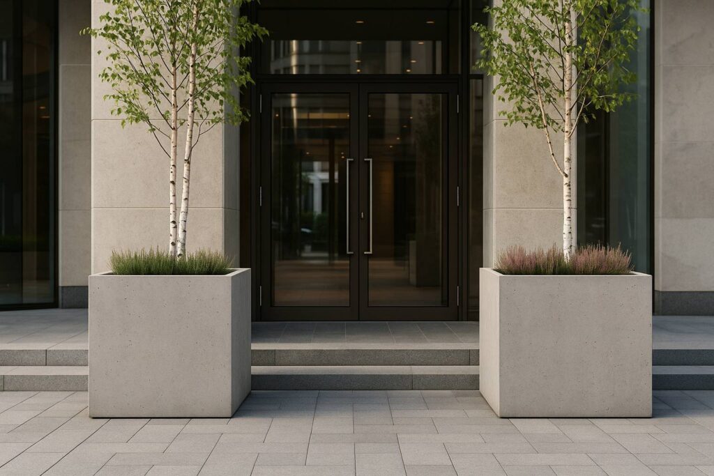 Donica betonowa sześcienna CUBO BETONOVA