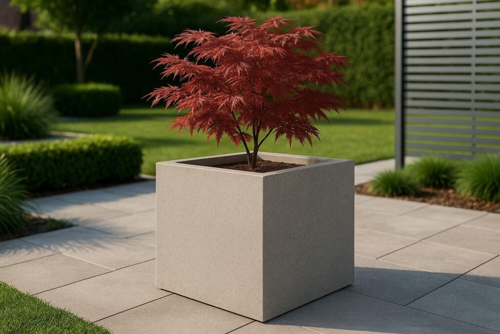 Donica betonowa CUBO 60x60x60 cm BETONOVA