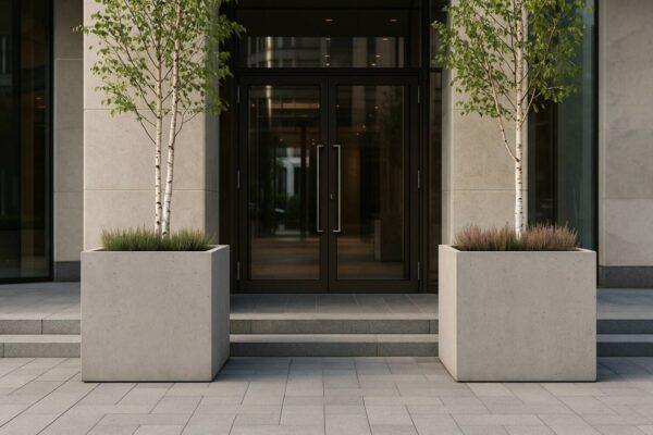 Donica betonowa sześcienna CUBO BETONOVA