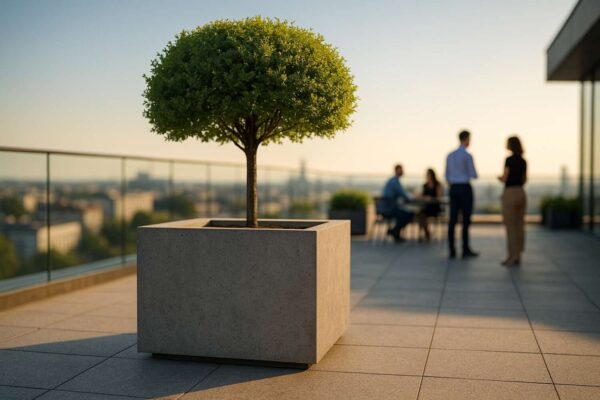 Donica betonowa GRANDE 100x100x70 cm BETONOVA